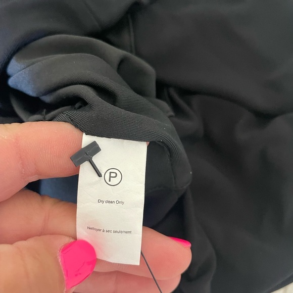 Ramy Brook Black Long Sleeve Alexi Dress with Embellished V-Neck - Picture 10 of 11